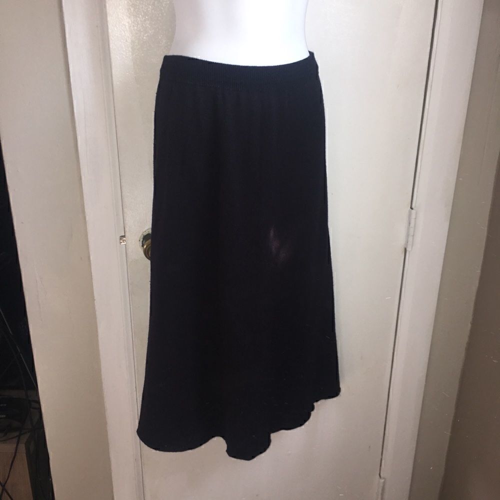 KORET Vintage Black Knit A Line Skirt- Size 32